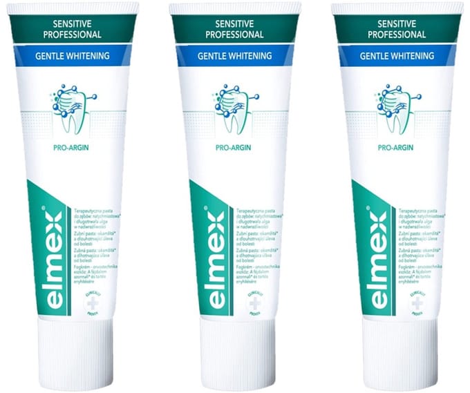 Elmex Tandpasta - Sensitive Professional Gentle Whitening - Voordeelverpakking 3 x 75 ml