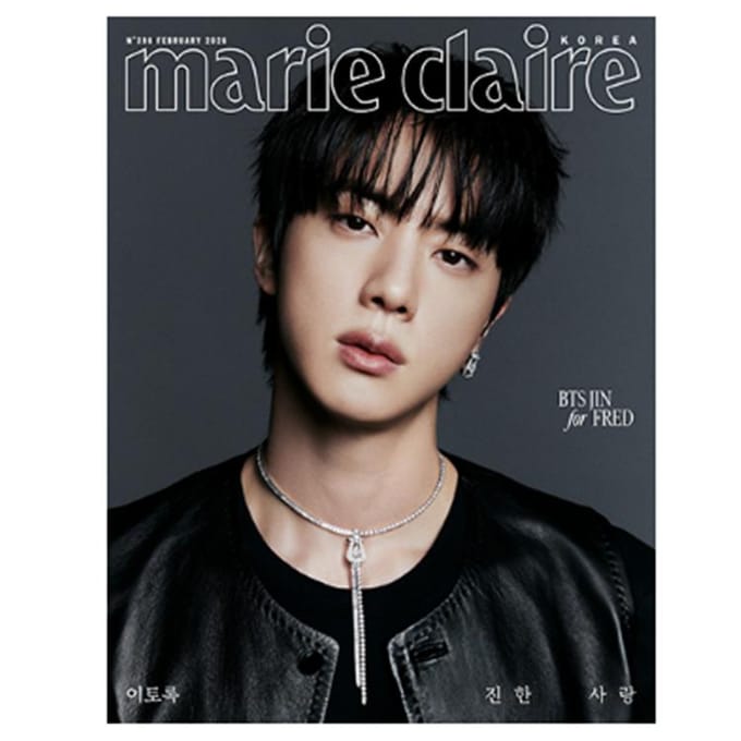 marie claire korea 2026.02 - cover : JIN (BTS) G pink