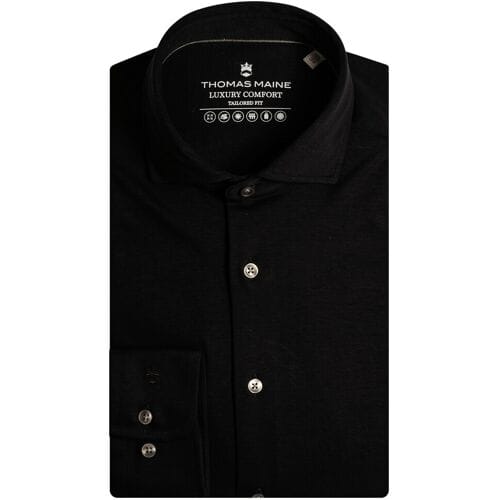 Thomas Maine Overhemd Roma Modern Kent Luxury Comfort Navy / male
