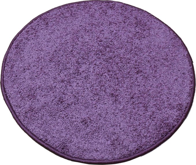 Karpet Batan - Paars - 133 cm Rond