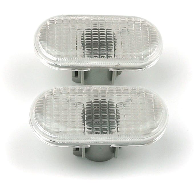 Bross Auto Parts BSP748 2 Stuks Zijrichtingaanwijzer Links en Rechts 8200257884, 8200257884C2RC voor Renault Clio MK2 2001-2006
