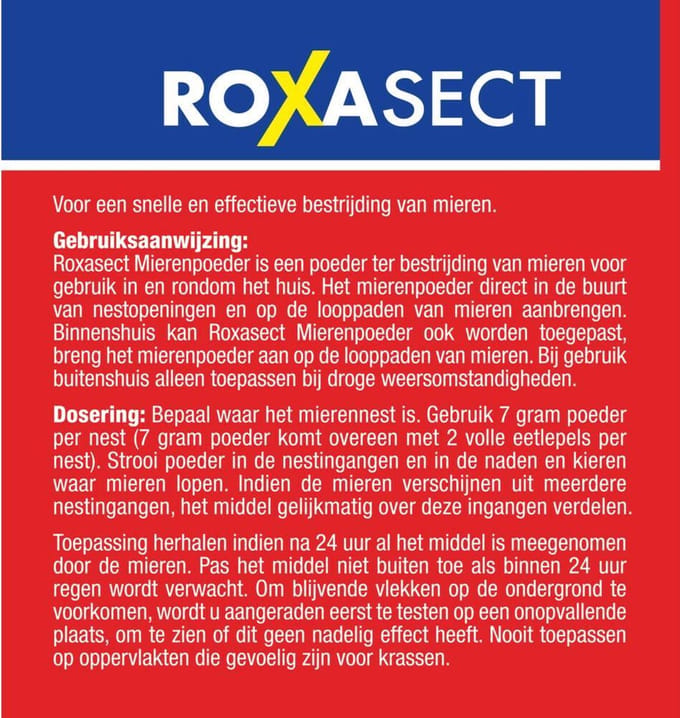 3x Roxasect Mierenpoeder 75 gr