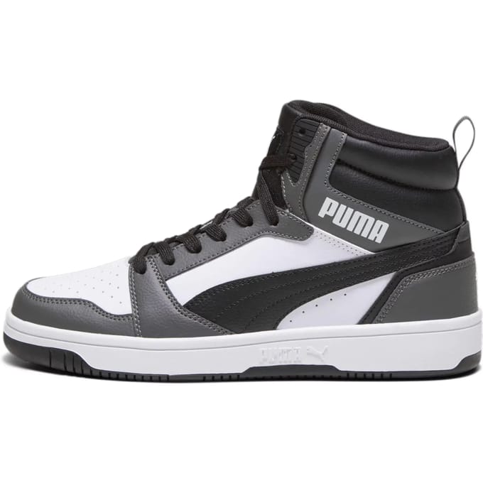 PUMA Rebound v6 Unisex Sneakers - PUMA White-PUMA Black-Shadow Gray