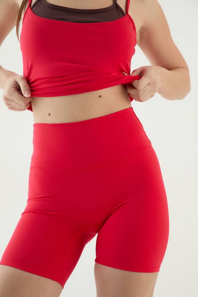 Dames Dsgn Studio Sculpt Fietsbroek | Chilli | Maat: Large