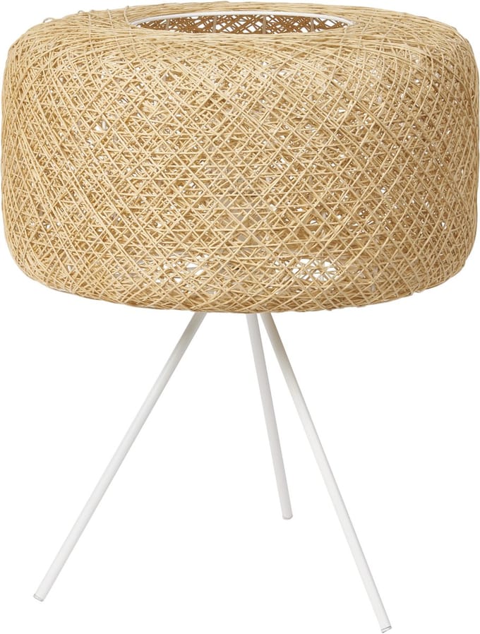 OSRAM Decor Paper Bale decoratieve vloerlamp van papier en metaal, 400 mm, met E27-versie, IP20, beige