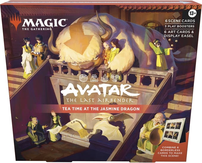 Magic: The Gathering | Avatar: The Last Airbender Scene Box - Tea Time at the Jasmine Dragon