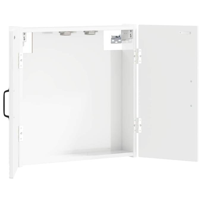 vidaXL - Dartbord - Kabinet - HAARLEM - Hoogglans - Wit - 52,5 - x - 10,5 - x - 53,5 - cm