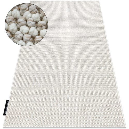 Kleden Rugsx Tapijt CASABLANCA LOOP wit / beige lus, 60x100 cm