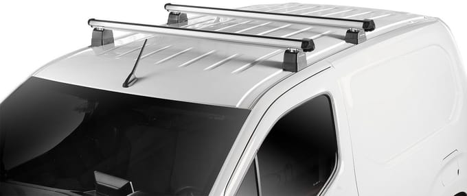 Dakdragers geschikt voor Opel Combo E 2018-heden Green Valley Pro-Plus aluminium - 2 dragers