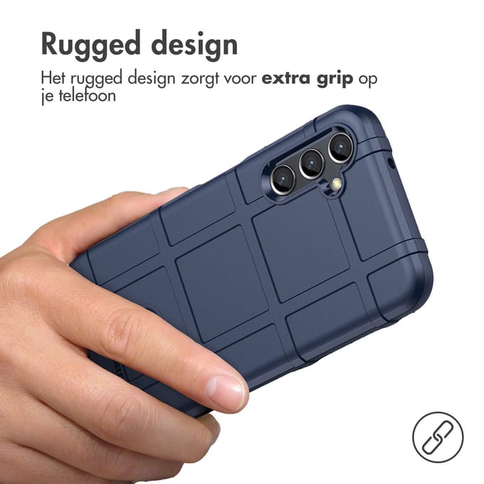 imoshion Rugged Shield Backcover voor de Samsung Galaxy A14 (5G/4G) - Donkerblauw