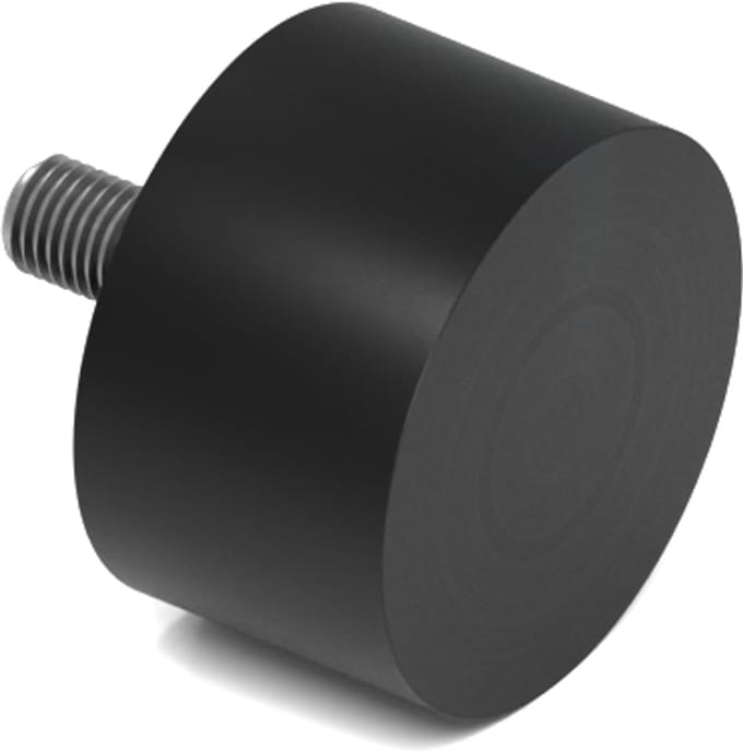 Rubbermagazijn - Trillingsvoet - Type D - 50x30mm - M10 - Set 10 stuks