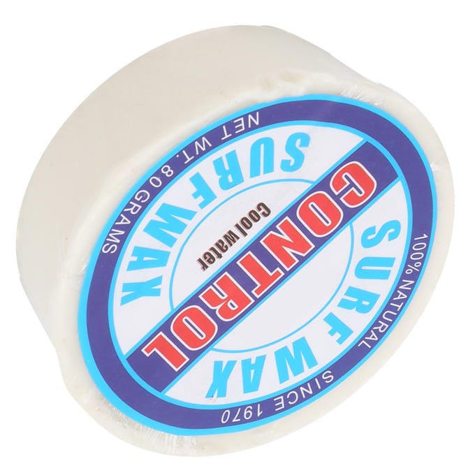 Accessoire de planche de surf antidérapant en cire de paraffine portable avec peigne à cire(Cire d'eau white