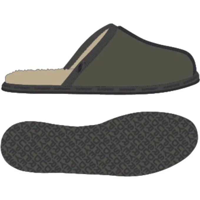 Superdry Mule Pantoffels Groen EU 40-41 Man