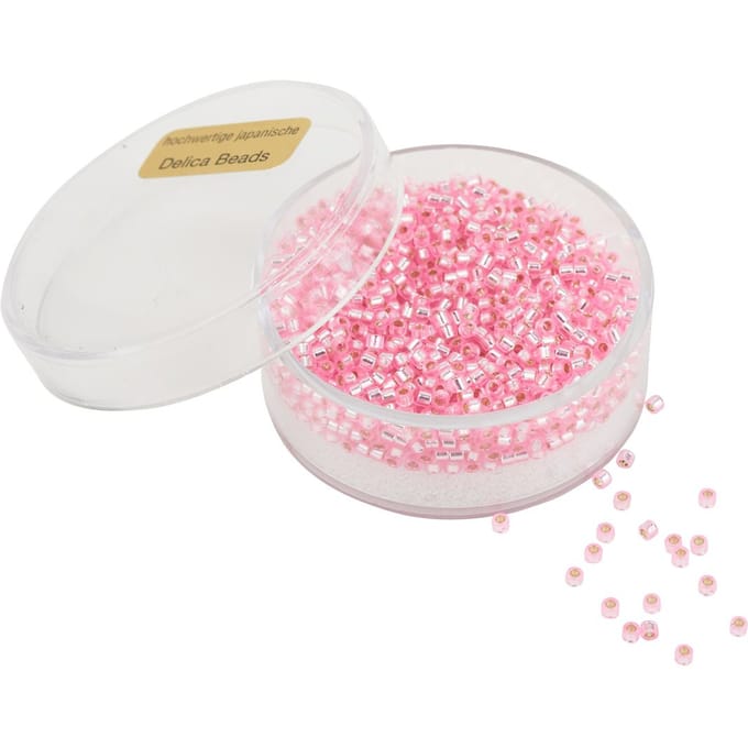 Delica Rocailles, Ø 2 mm - Roze