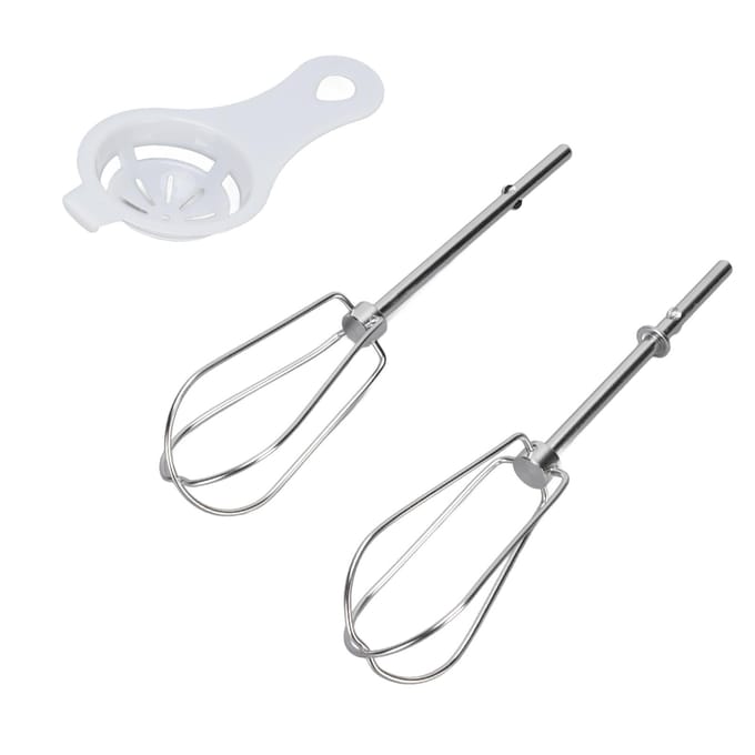 Handmixer Accessoires Roestvrijstalen Handmixer Gardes met Eierscheider voor Vervanging white