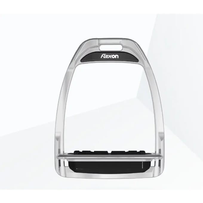 Aluminium Plat Grip Zwart Stirrup Flex-On Hunter H