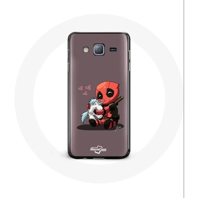 Coque pour samsung galaxy J3 DeadPool Unicorn Licorne