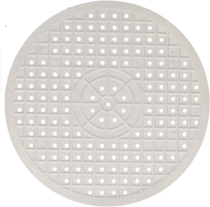 Gootsteenmat rond rubber - Gootsteenmat omtrek 31 cm - afdruipmat rond