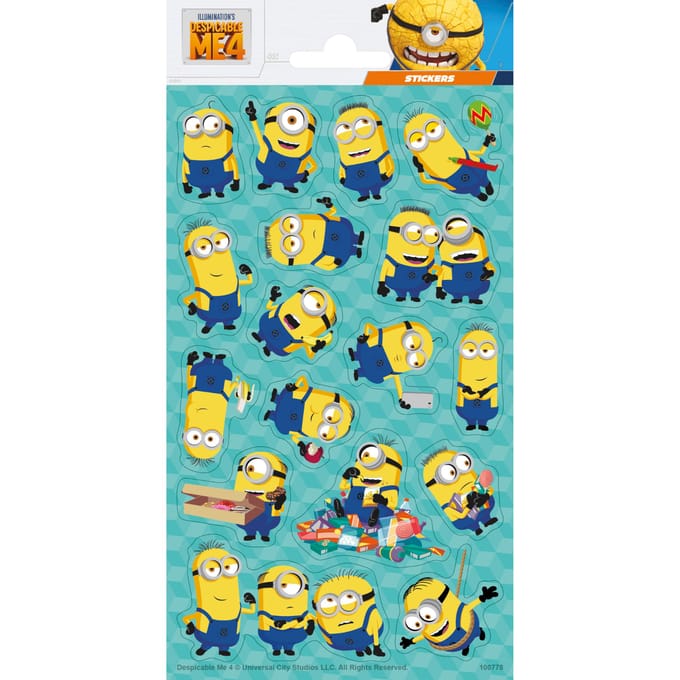 Stickervel Glitter Despicable Me 4