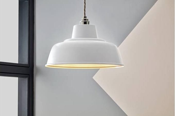 Argos home - Metalen - lampenkap  - Super wit