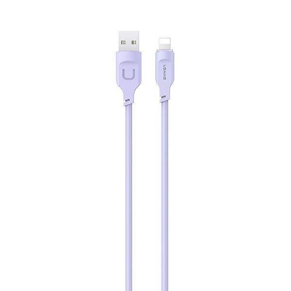 USAMS Lithe Serie - Lightning Kabel - 1,2m - Purper - Snel Laden