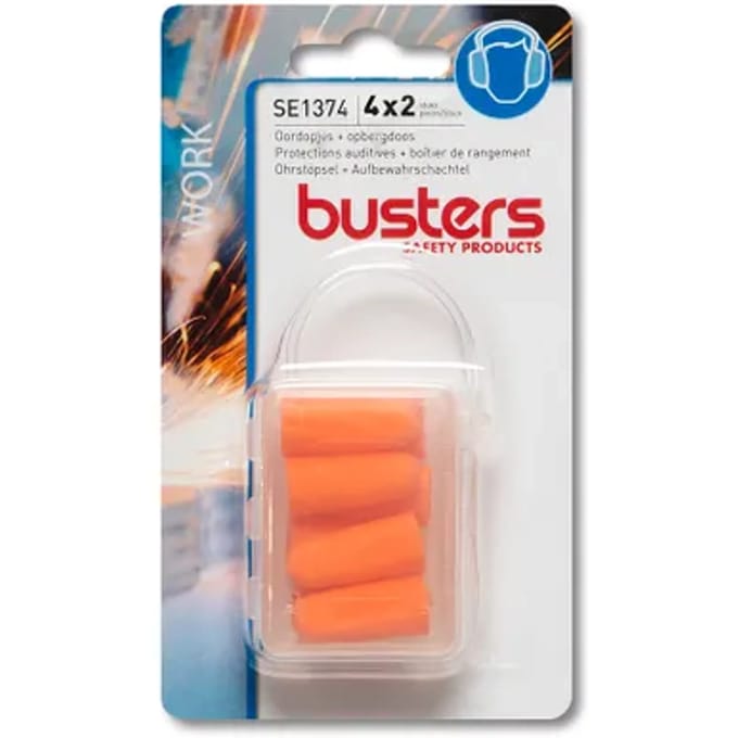 Busters Oordopjes Polyurethaanschuim - 8 Stuks
