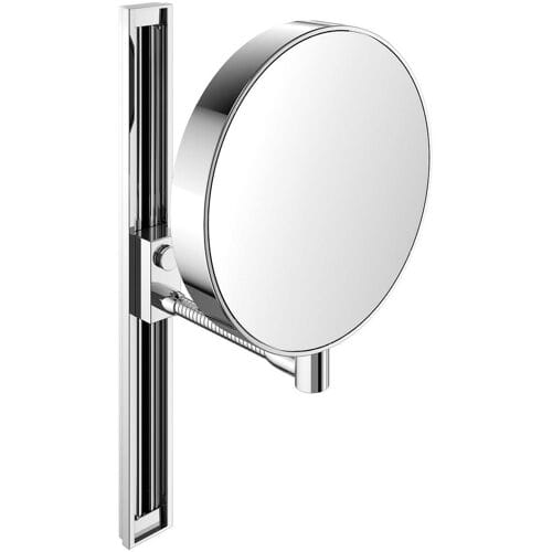 Emco shaving and vanity mirror with sliding rail; non-illuminated