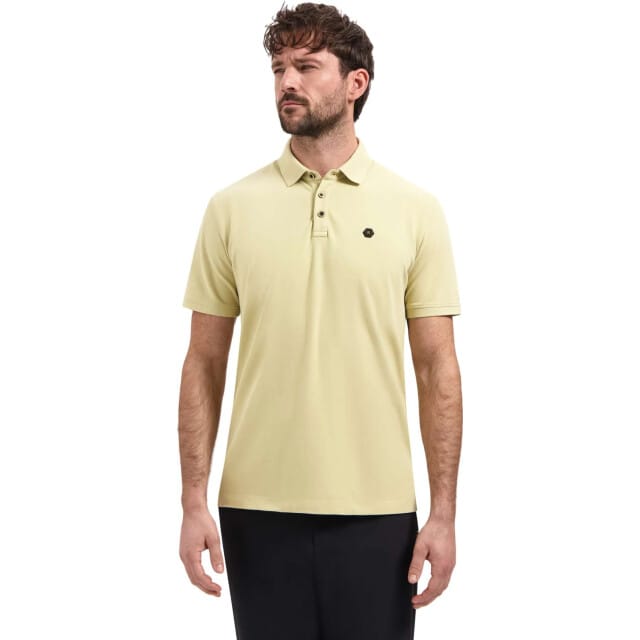 No Excess Polo short sleeve basic yellow