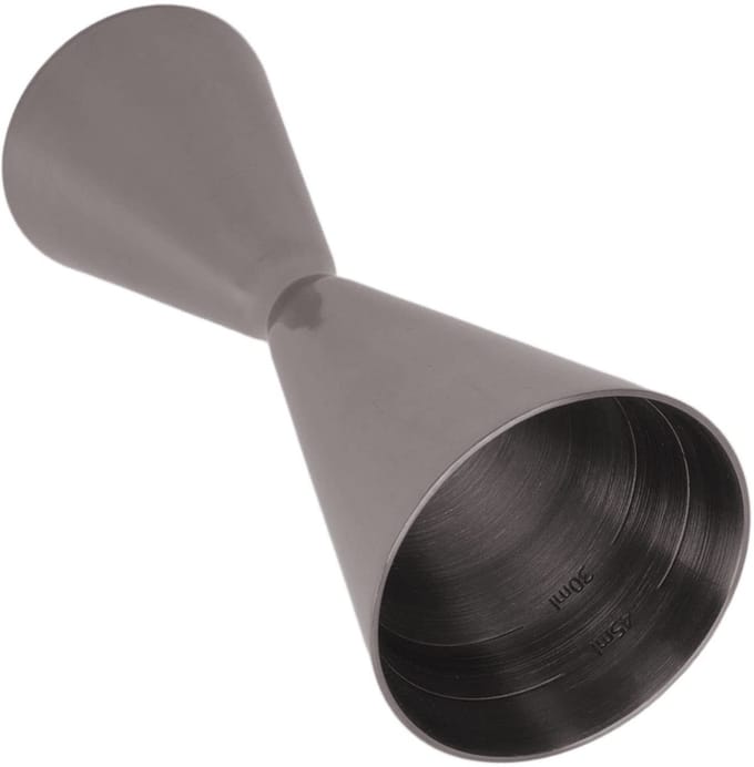 JHUBERS- Jigger Roestvrij Staal - Cocktailmaatje - Bartending Tool - Antislip - Duurzaam - Efficiënt Mixen - Maatbeker