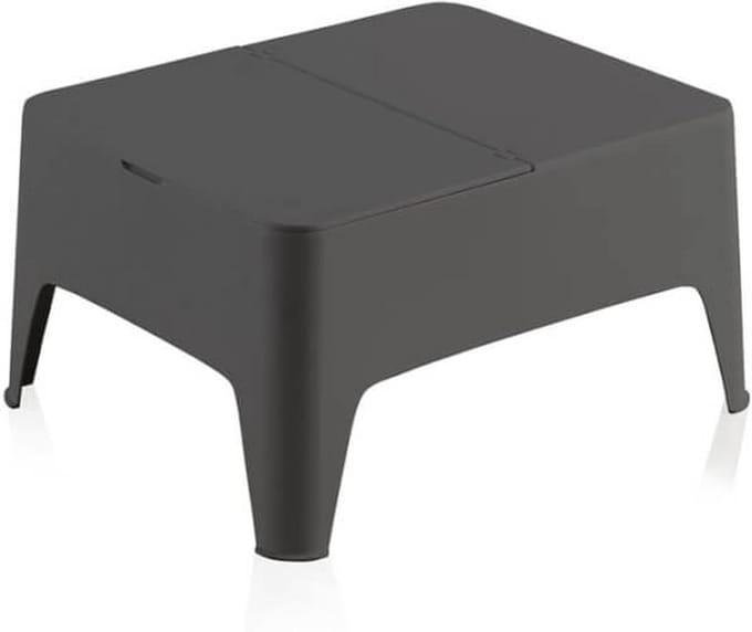 Moderne Tuin Bijzettafel met Lade - Antraciet