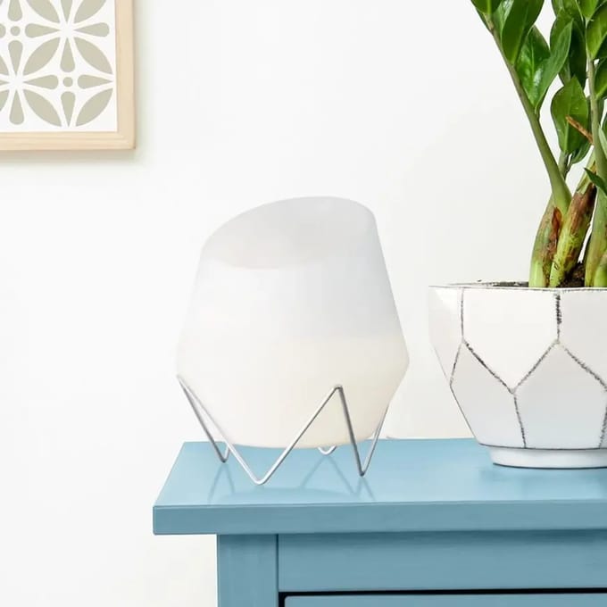 Lanaform - Borneo - Aroma Diffuser - Aroma Diffuser Glas - Etherische Olie Diffuser - Aromatherapie - Sfeerverlichting - Witte Licht Met Variabele Tint - 12 Uur Autonomie - 1.6 L Capaciteit - Automatische Uitschakeling