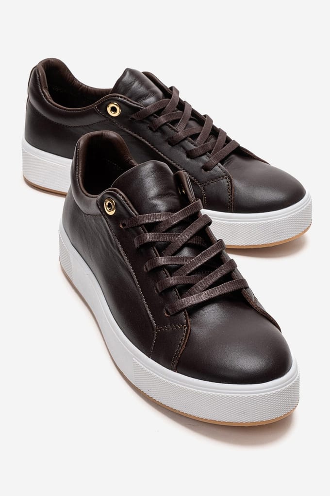 Pallen Leren Casual Sneaker