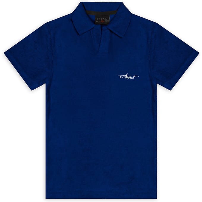 Aspact Kids Terry Polo Blue Größe: 92 | Hemden Outlet | kids | Blau