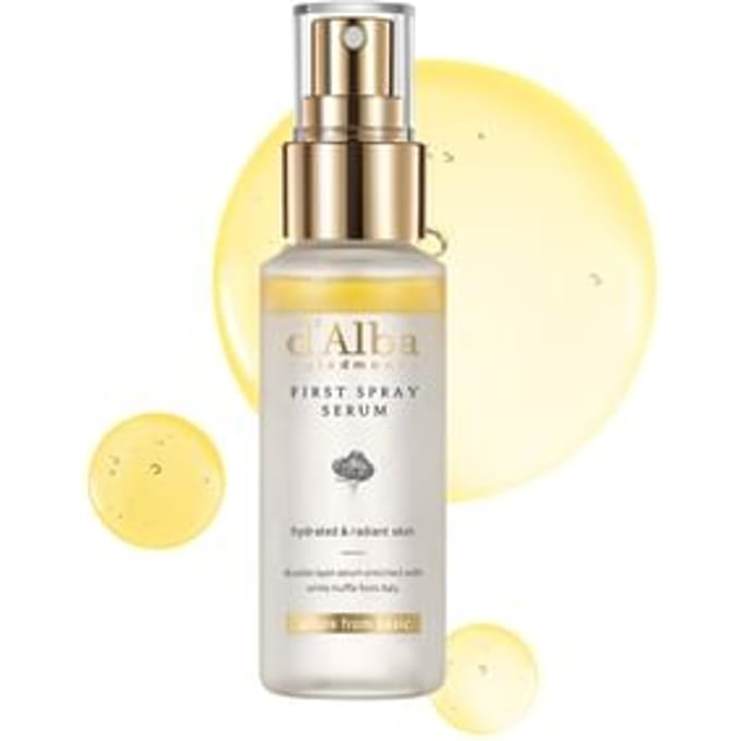 d'Alba - White Truffle First Spray Serum - Verhelderend en Hydraterend Gezichtsserum in Spray - 50ml