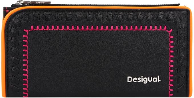 Desigual Portemonnee Ines Long Wallet Black Zwart