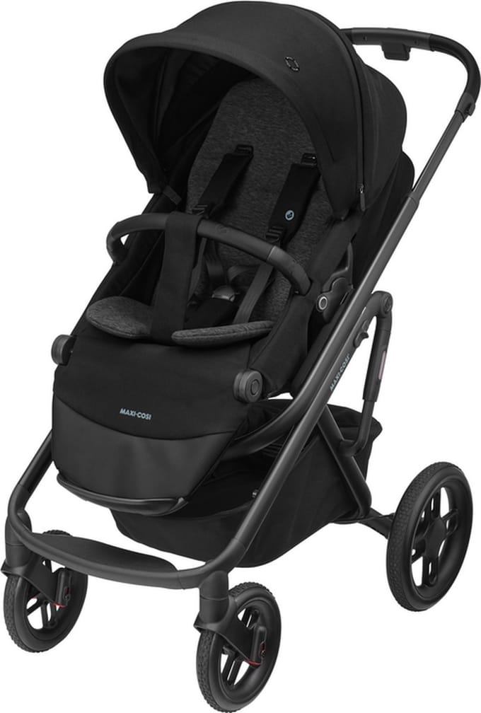Maxi-Cosi Lila XP+ Kinderwagen - Essential Black - Kinderwagen inclusief reiswieg en zitje