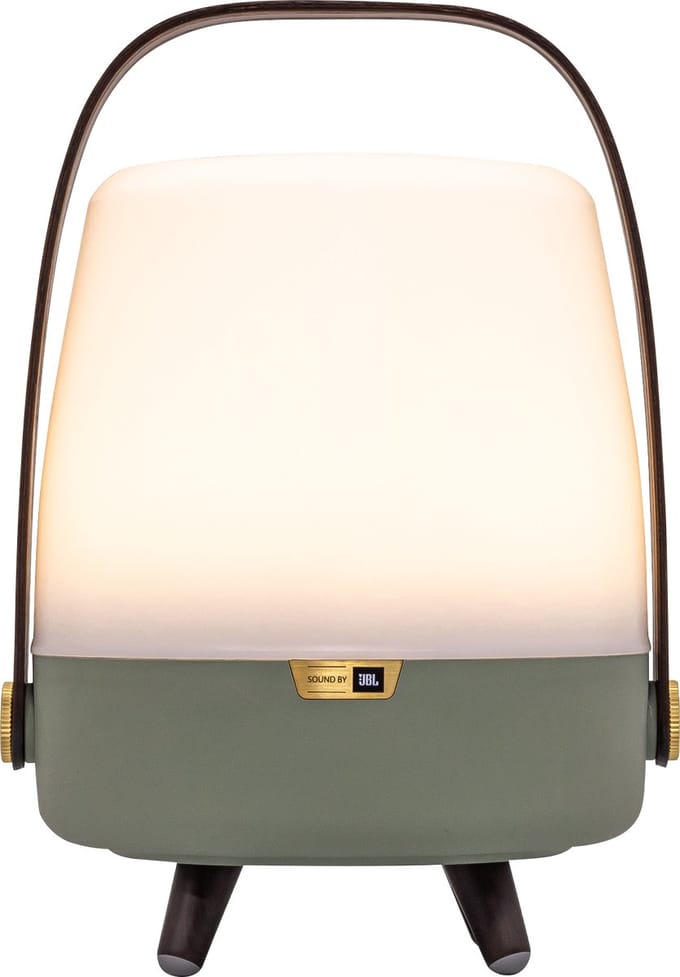 Kooduu Lite-Up Play Mini - Draagbare Speaker Lamp - Krachtig Geluid - Warm Wit Licht - Petroleum