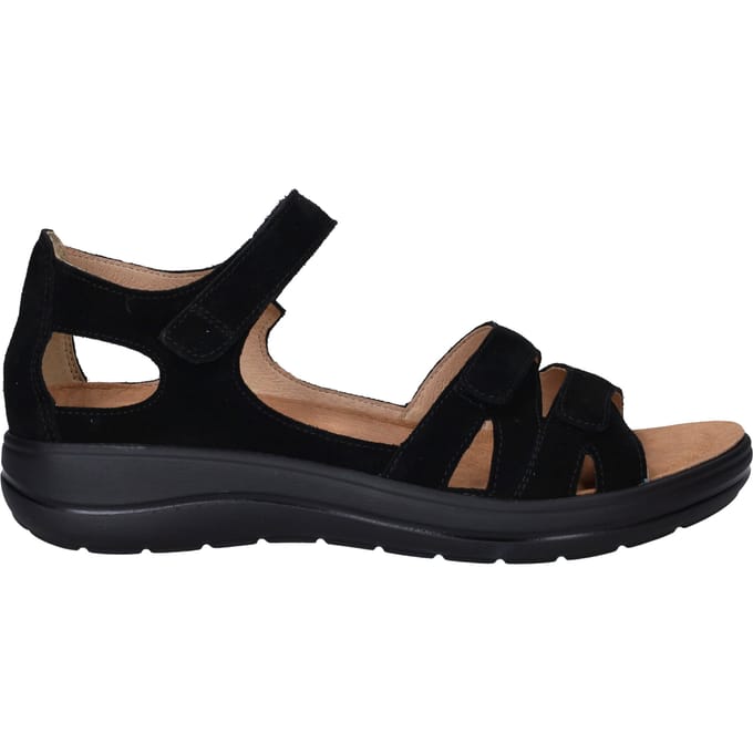Hartjes Sandalen - Dames - Zwart - Maat:40