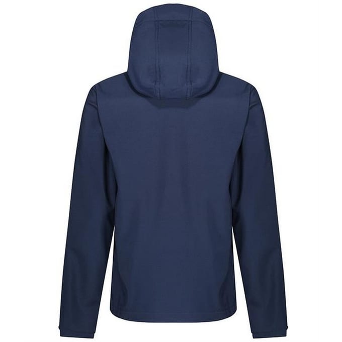 Regatta Venturer Jas met Kap en Zachte Shell Jas voor heren (Marine/Navy)