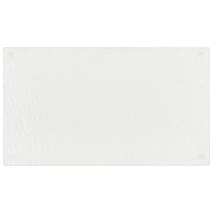 vidaXL - Snijplanken - 2 - st - met - transparant - bubbelpatroon - gehard - glas