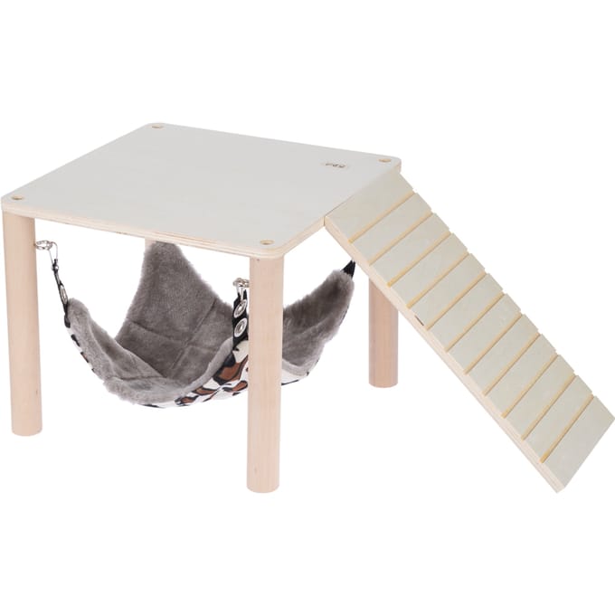 TIAKI platform met hangmat 28x 28x 23cm klein dier