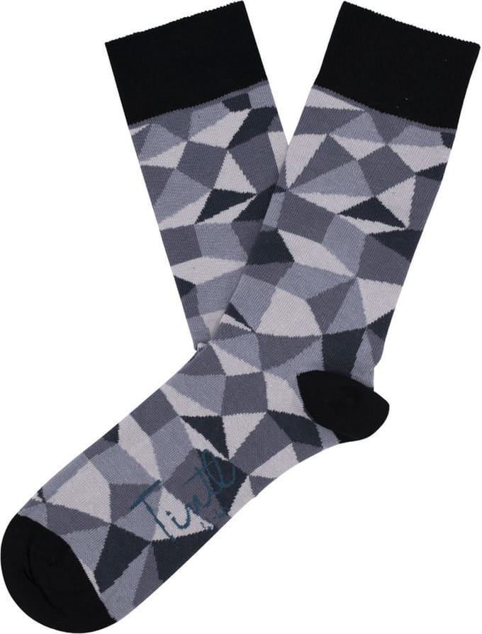 Tintl socks unisex sokken | Black & white - London (maat 36-40)
