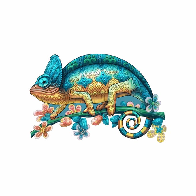 Legpuzzel Kameleon - Puzzel