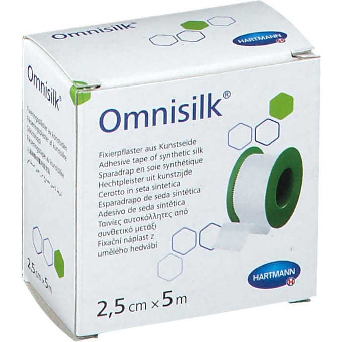 Hartmann Omnisilk 2.5cm x 5m 9004312 1 Pleister