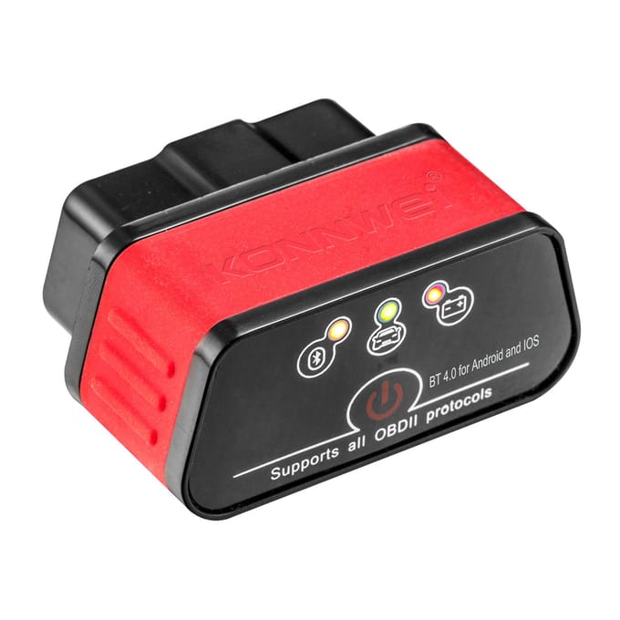 KONNWEI KW903 BT 4.0 Draadloze OBD-II Auto Auto Diagnostische Scan Tools Auto Detector Tester Scanner voor rood