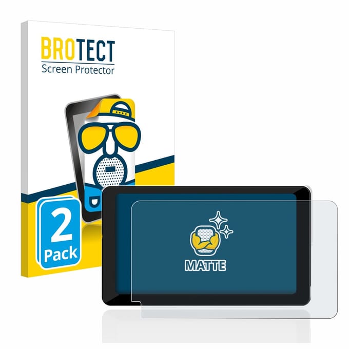 BROTECT - Screenprotector voor Carpuride 701 7" - Folie Beschermfolie matte 2 Stuks