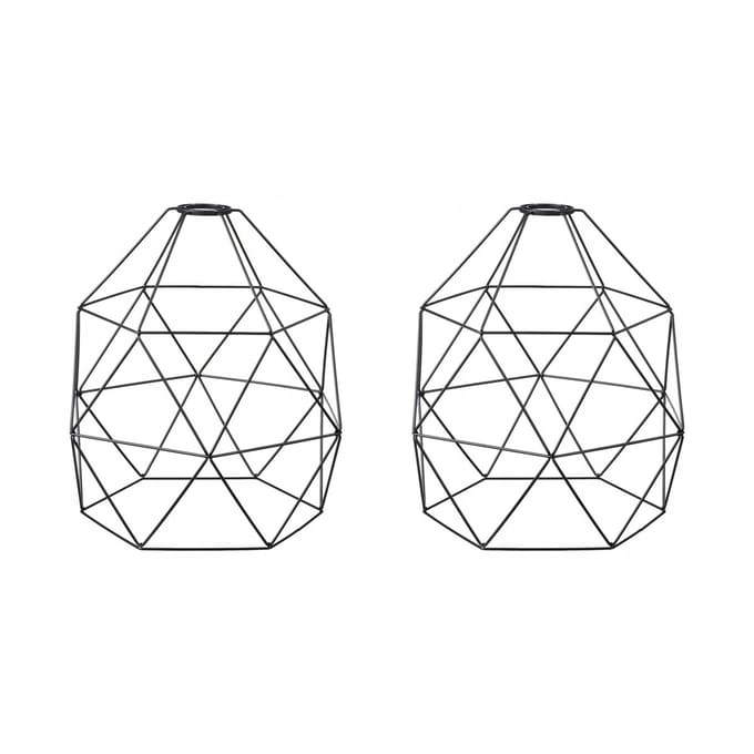 2x Zwarte Lamp Cape Hanglamp 30 cm - Elegant Design