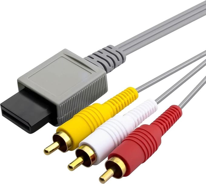 Thredo Composiet (Tulp) AV kabel voor Nintendo Wii - 1,8 meter