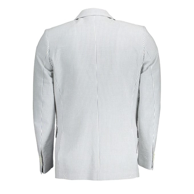 Gestreepte Katoenen Blazer