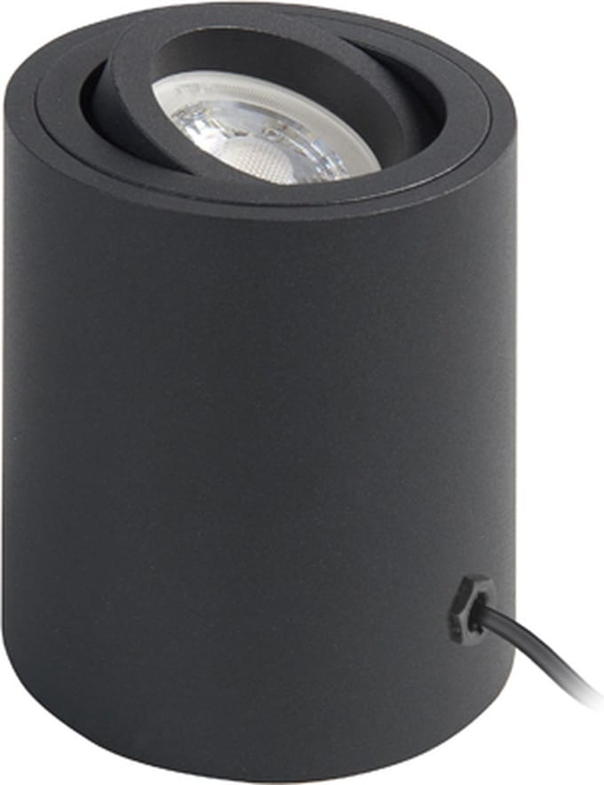 Tafellamp Rebel - exclusief lichtbron ø8cm diameter & 9.5cm hoog - Zwart